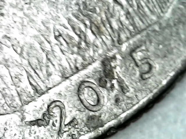 2015 P Washington Kisatchie Park Error Quarter Missing Clad Layer - Image 3 of 4