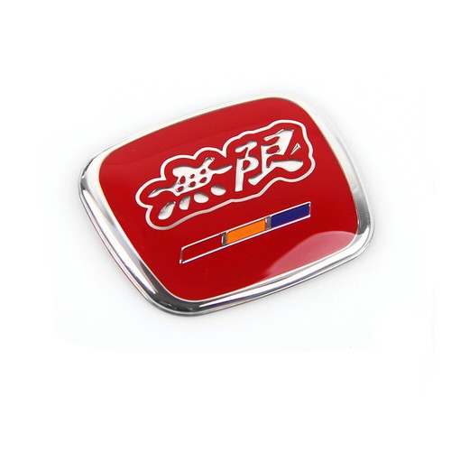 Emblema de pegatina negra Mugen para volante de automóvil insignia de carreras modificada 50*40 mm - Imagen 11 de 12