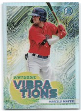 2022 Bowman #VV-1 Marcelo Mayer Virtuosic Vibrations Refractor Boston Red Sox