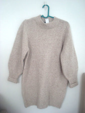 NWT  Woman’s TopShop sweater dress USA size Small  4/6. Cable knit beige color