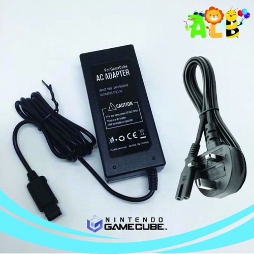 Nintendo GameCube Power Supply Adapter GC AC Power Cord Plug PSU Mains