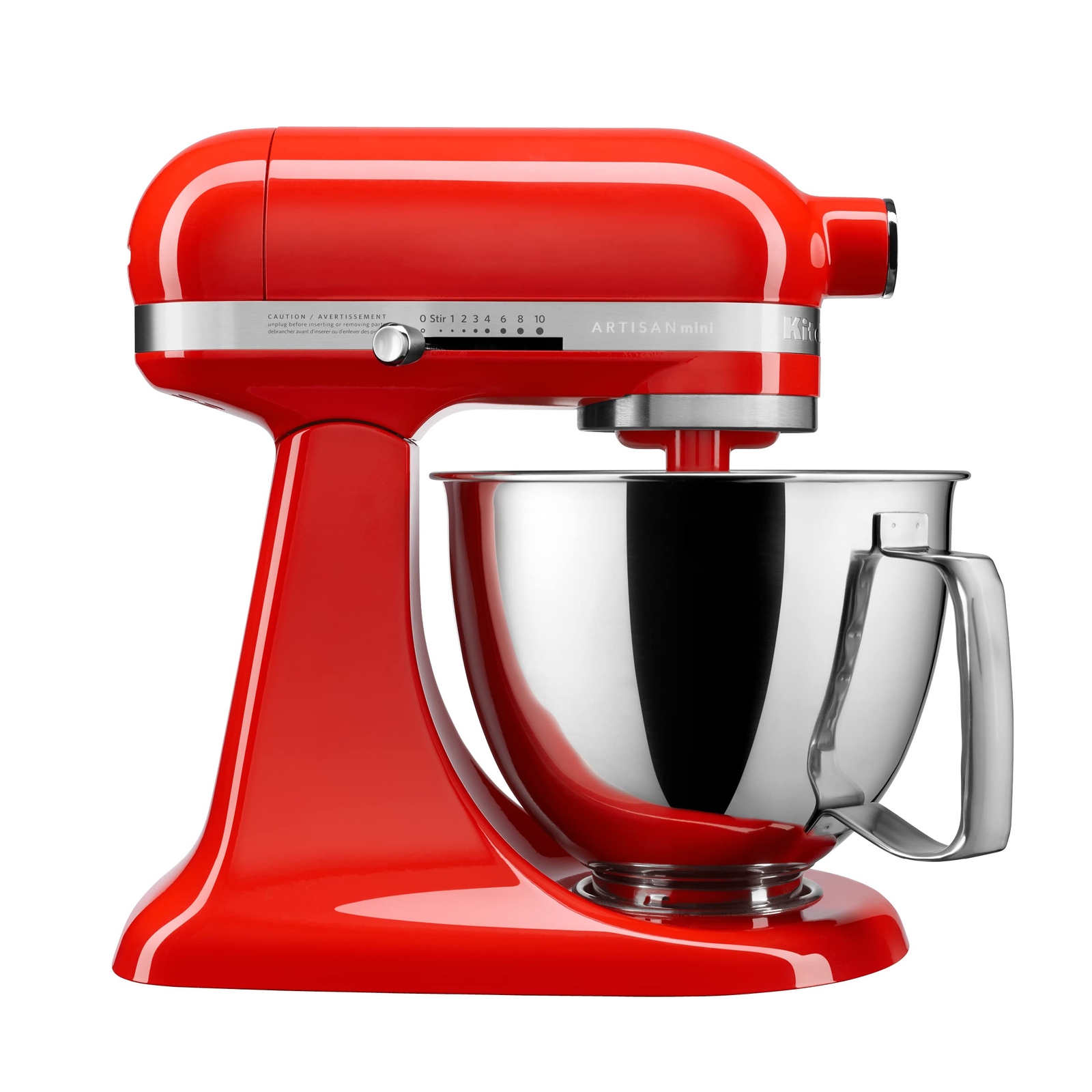 KitchenAid Artisan Mini 3.5QT Tilt-Head Stand Mixer KSM3316X in Hot Sauce Red-image