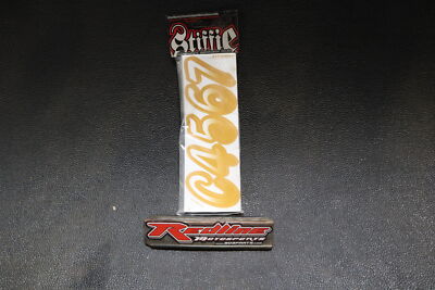 STIFFIE ALPH IDENTIFICATION DECALS PWC WATERCRAFT MARINE WHT/SOLAR 26-WL28 JETSK