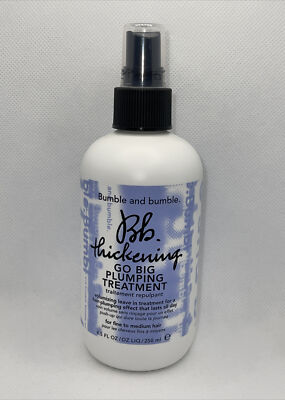 Bumble & Bumble Thickening Go Big Plumping Treatment  Spray 8.5oz *New/Authentic