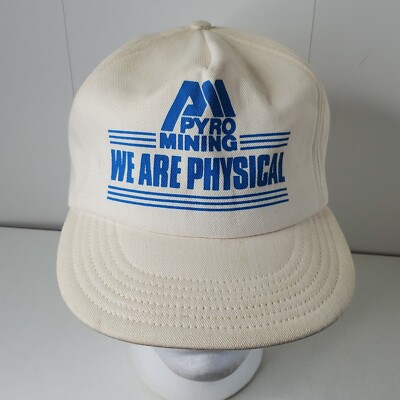 Pyro Mining We Are Physical Mine Webster County KY Snapback Hat Foam Trucker Cap