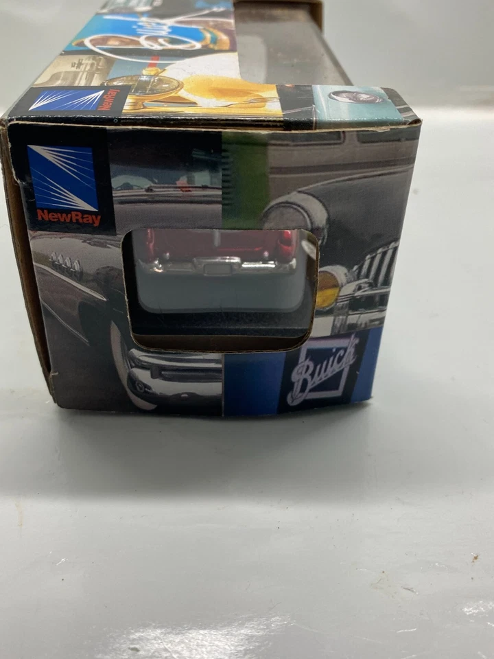 RED BUICK 1949 ◇ ESCALA 1:43 FUNDIDO A PRESIÓN ◇ JUGUETES NEW-RAY EN CAJA ORIGINAL Foto 4 de 4