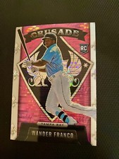 2022 Panini Chronicles Pink Pulsar Prizm Crusade Wander Franco RC #1