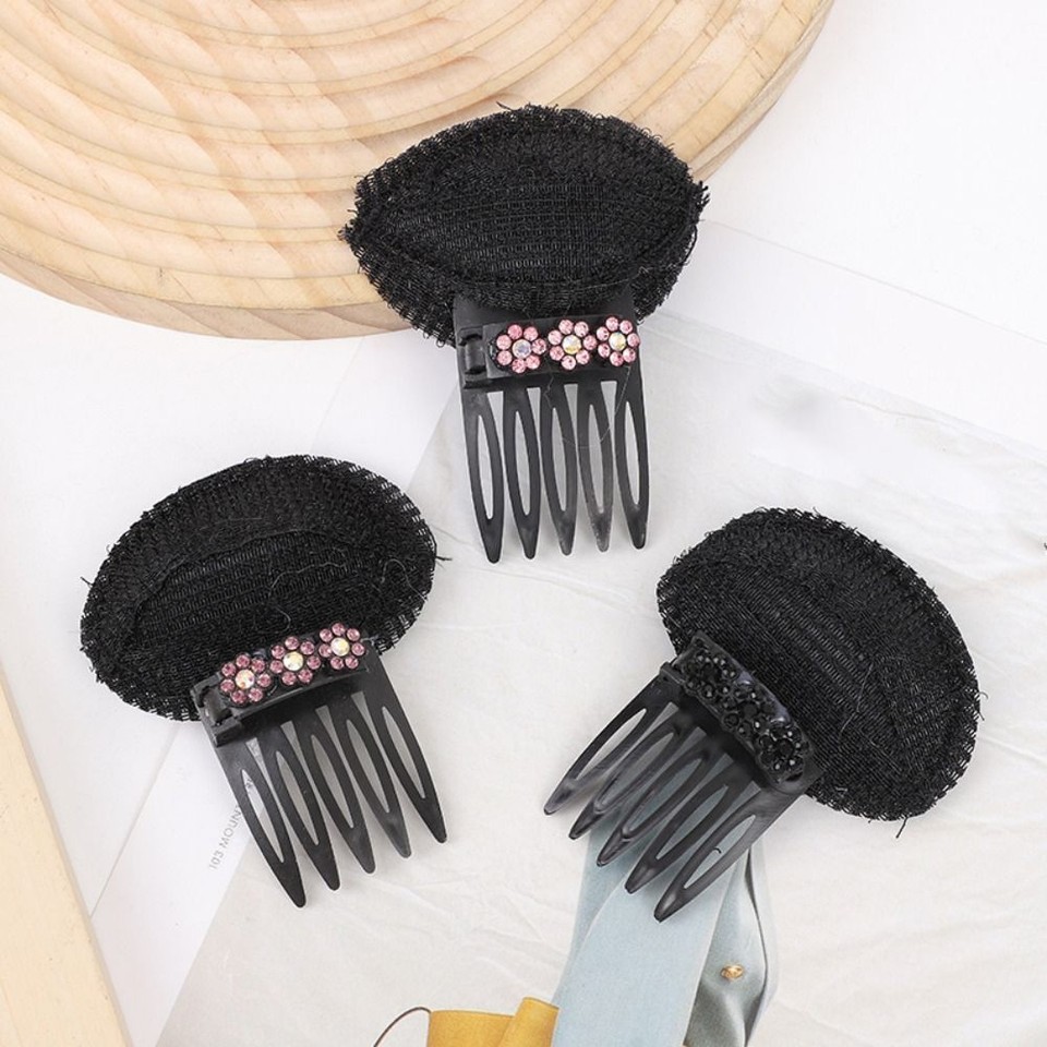 Flower Puff Hair Head Cushion Sponge Hair Base Daily eBay