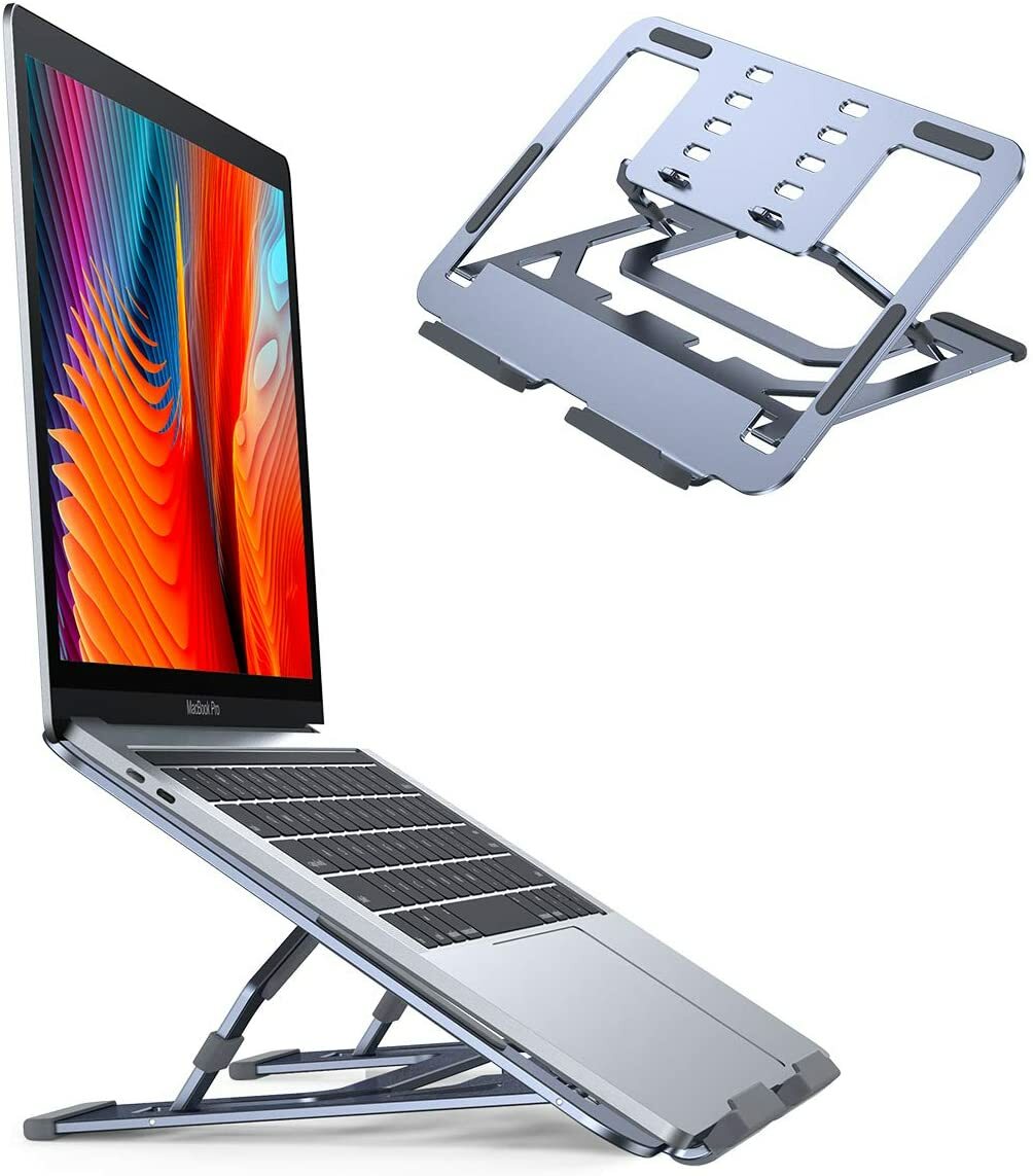 Tablet Drawing Stand, LISEN Laptop Stand Riser Stand [100% Alloy Material] Folda-image
