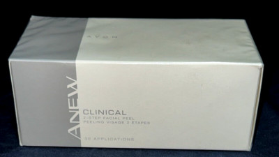 Avon Anew Clinical 2 Step Facial Peel 30 Applications Factory Sealed DATED 2004