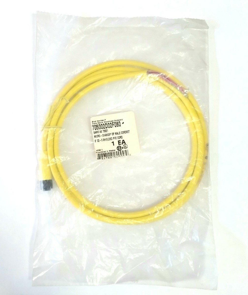 Brad Harrison 705002D02F060 70621 Cable Mic 5P MP | eBay
