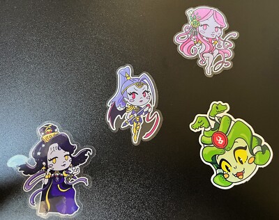Cute Hades Stickers | Meg /Nyx /Aphrodite /Dusa/ 4 pack | Free US shipping