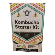 Kombucha Starter Kit with Gallon Jar . Great Condition Most Parts Sealed 