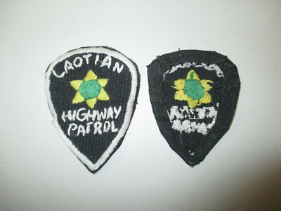 e3297 US Air Force Vietnam Laotian Highway Patrol patch IR22A