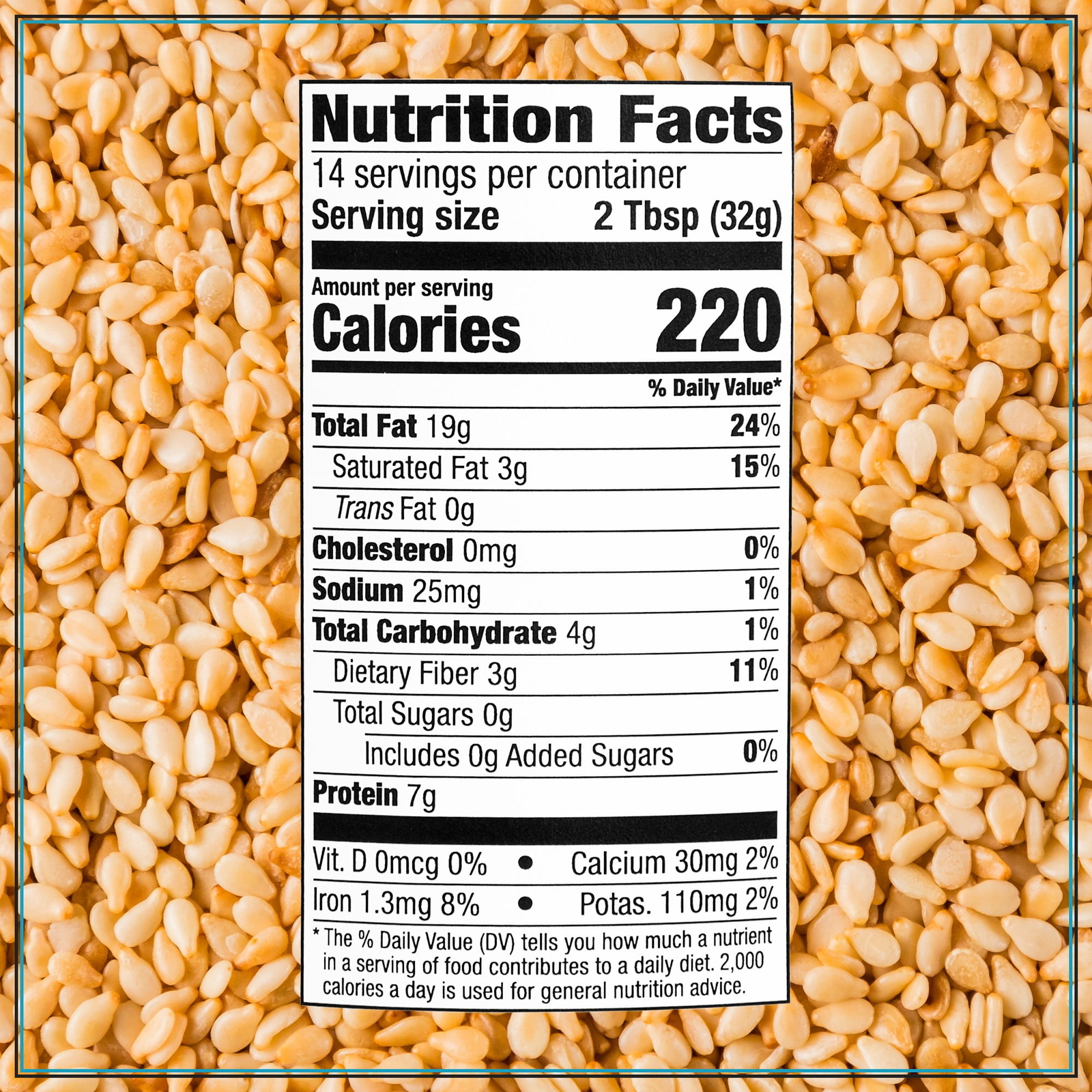 Krinos Imported Sesame Tahini (16 oz) - High in Protein, Nutritional Powerhouse