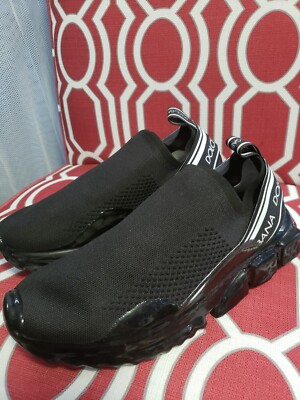 Dolce Gabbana Black Sorrento Sneakers