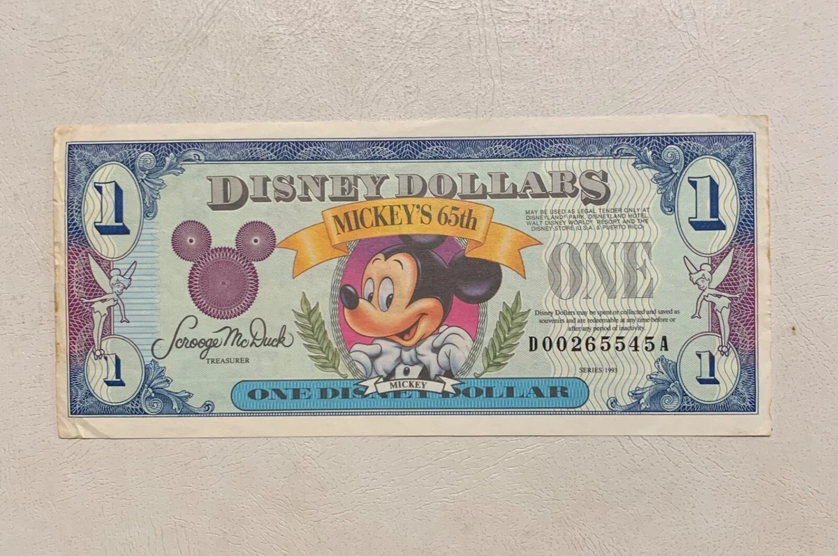1993 Disney Dollar for sale | eBay