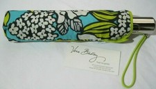 Vera Bradley ISLAND BLOOMS Umbrella w/ Sleeve FULL SIZE to Match PURSE Tote EUC