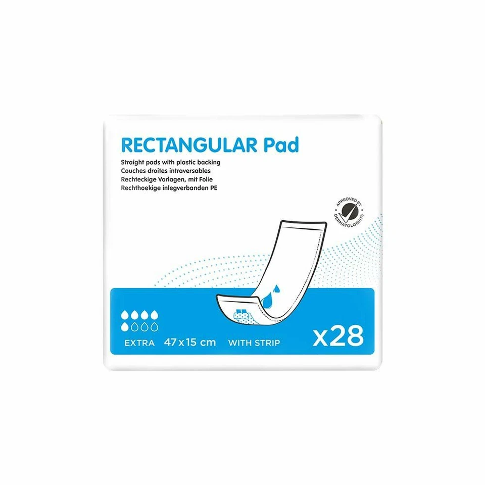 Ontex Rectangular Insert Pad - Extra - Pack of 28 - With Strip