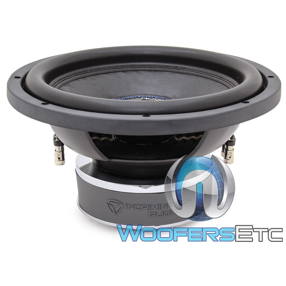 2 Incriminator Audio I12D4 12" 500W RMS Dual 4-Ohm Subwoofers – Bass Speakers
