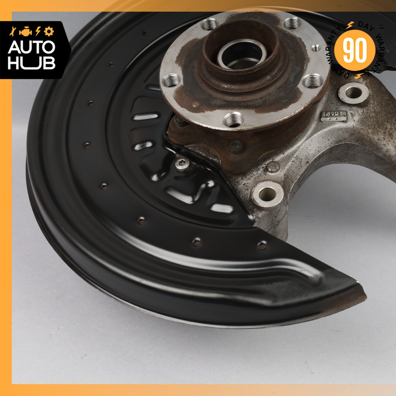03-13 Bentley Continental GT Rear Right Side Spindle Knuckle Hub OEM