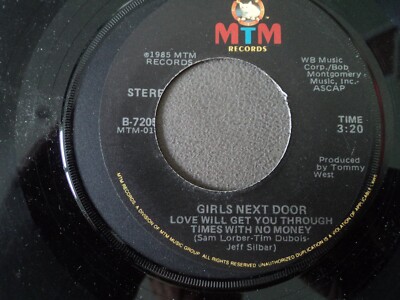 Girls Next Door - Love will get you through times   - US pressing  - 7'' Single