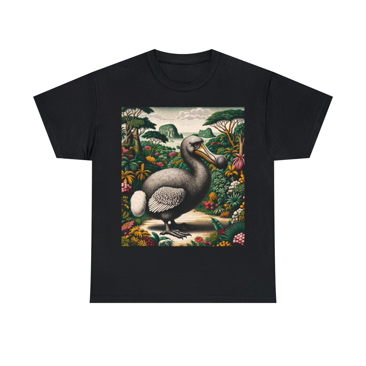 Vintage Retro Style Dodo Bird T Shirt Mauritius Extinct Bird 
