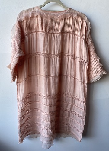 Abito in pizzo Isabel Marant ""Odrys"" $940 taglia 40 rosa antico PASSERELLA PRINCIPALE - Foto 14 di 15