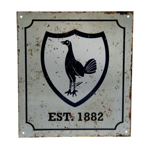 Tottenham Hotspur FC Retro Logo Sign Official Spurs Merchandise Gift Idea