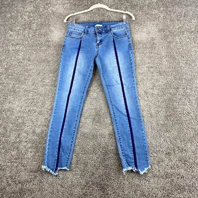 LITZ Premium Denim Brand Cropped Jeans Women's Size 26 Blue