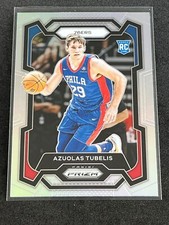2023-24 Panini Prizm Basketball Azuolas Tubelis Silver Prizm Rookie #283 - 76ers