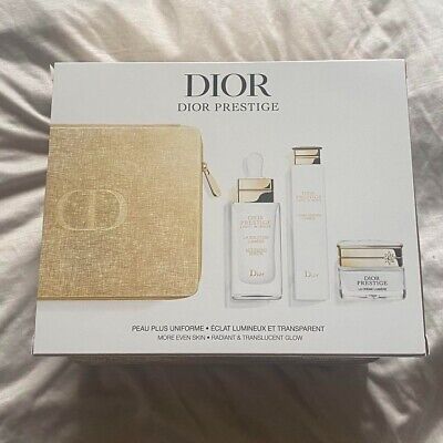 Dior Prestige Light-in-White Skincare set peeling serum 3 Pc Dior Prestige Light-in-White Skincare set peeling serum 3 Pc