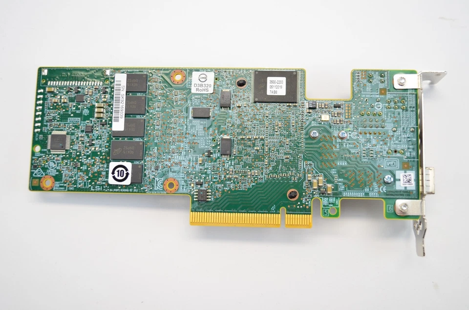 LSI MR SAS 9380-4i4e 12Gb PCIe 3.0 8-Port RAID Controller Card 03-25190-02E - Image 2 of 4