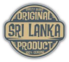Sri Lanka Quality Brand Label Car Bumper Sticker Decal