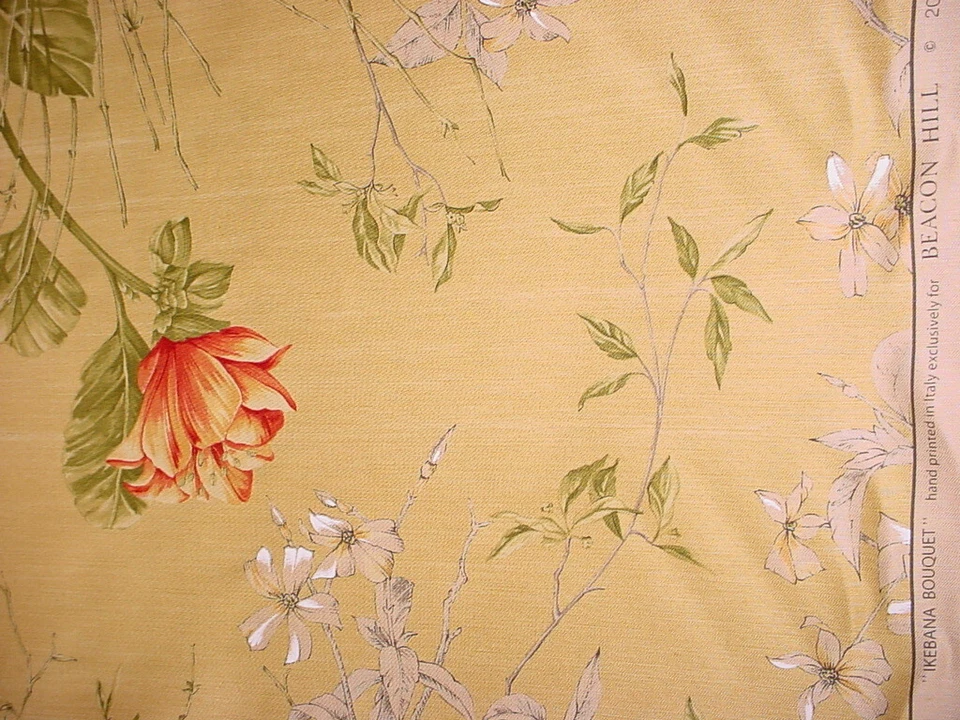 Tela de tapicería con estampado de ramo Ikebana de Robert Allen Beacon Hill 5-3/8 años Foto 2 de 4