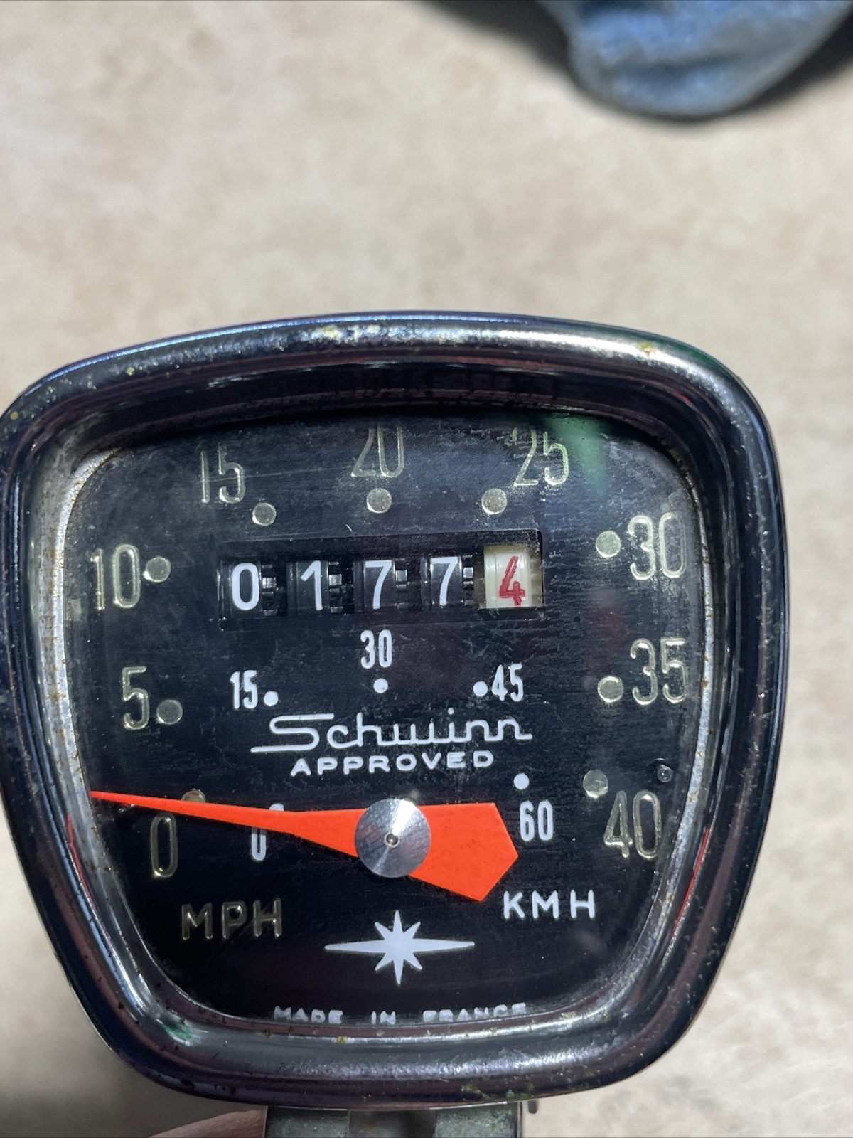 vintage schwinn speedometer