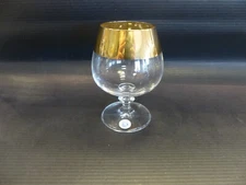 Zwiesel Balloon Glass With Wide Gold Rim