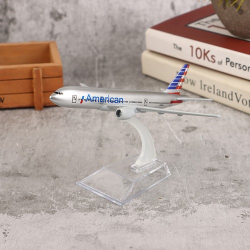 16CM Scale 1:400 Metal Airplane Replica American Boeing 777 Alloy Airplane Model