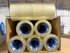 Great Quality 24 Rolls 3" Clear Shipping Packing Moving Tape 110 Yards - 2.0 mil