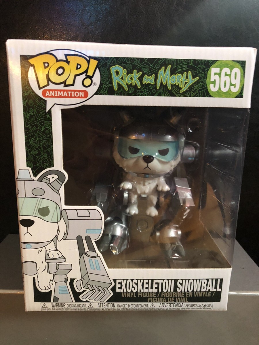 Funko Pop! Vinyl Figure - Rick And Morty Exoskeleton Snowball #569 - 6 inch  | eBay UK