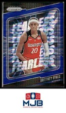 2024 Panini Prizm WNBA Brittney Sykes Fearless Prizms Blue Pulsar #/199 #15