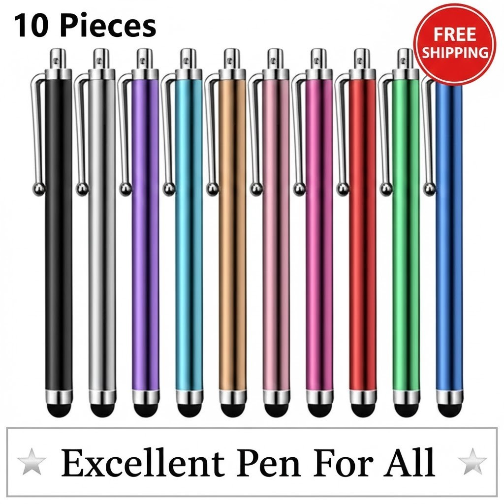 10 X STYLUS PENS SCREEN TOUCH RUBBER TIP FOR TABLET ANDROID MOBILE PHONES