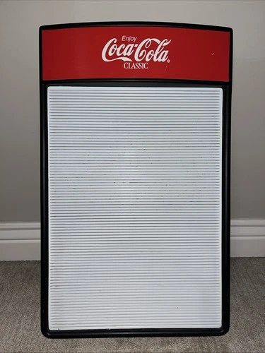 Vintage Coca-Cola 26”x16” Menu Board Display Sign Plastic