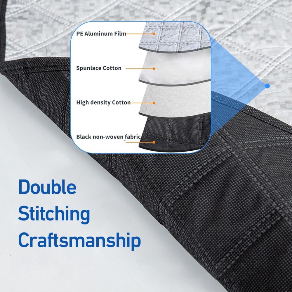 Car Truck Windshield Cover Winter Snow Ice Rain Frost Guard Sun Shade Outdoor US