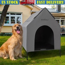 Luxury Large Elevated Dog House Indoor Outdoor Comfort Pet Shelter Anxiety New