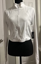 Forever 21 Technical active Long Sleeve Full Zip Short Jacket