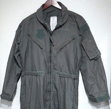 vtg 1985 USAF CWU-27/P Pilot Flyers Coverall size 40 Flight Suit Sage Green 80s