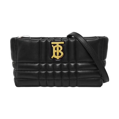 BURBERRY Lola Crossbody bags Suede Black Free Shipping | Duties Paid