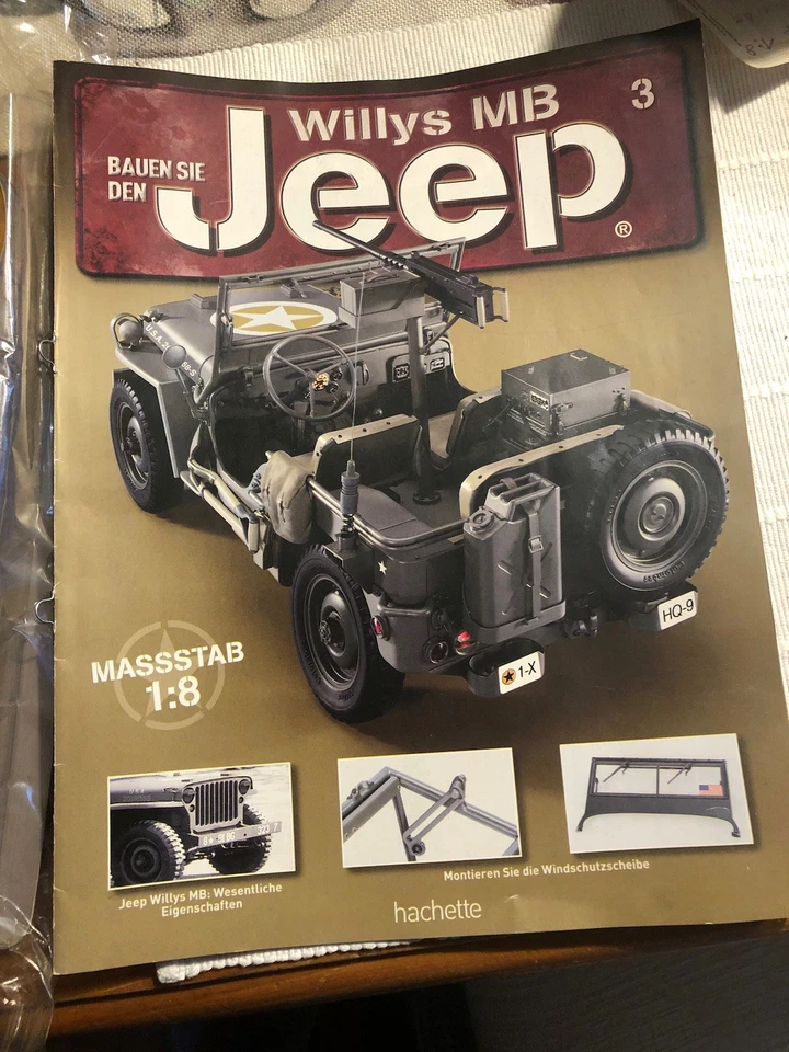 Willys MB Jeep Sammelteil 1:8  - Bild 3 von 3