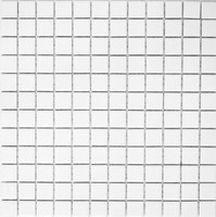 Keramikmosaik Uni Weiß Matt Fliesenspiegel KüChe 18D-0111 | 10 Mosaikplatten
